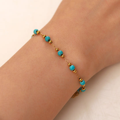 Turquoise Geometric Bracelet