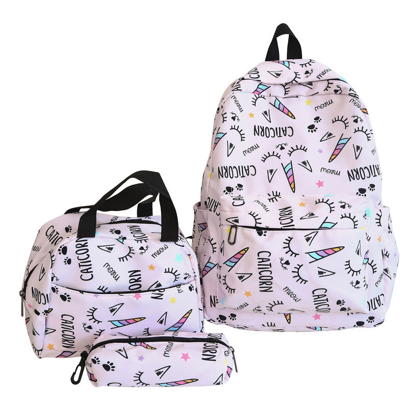 Cute printed lightweight backpack