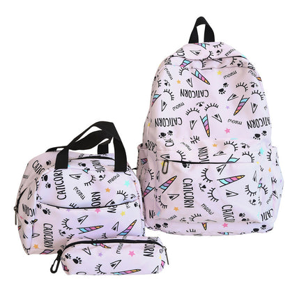 Cute printed lightweight backpack