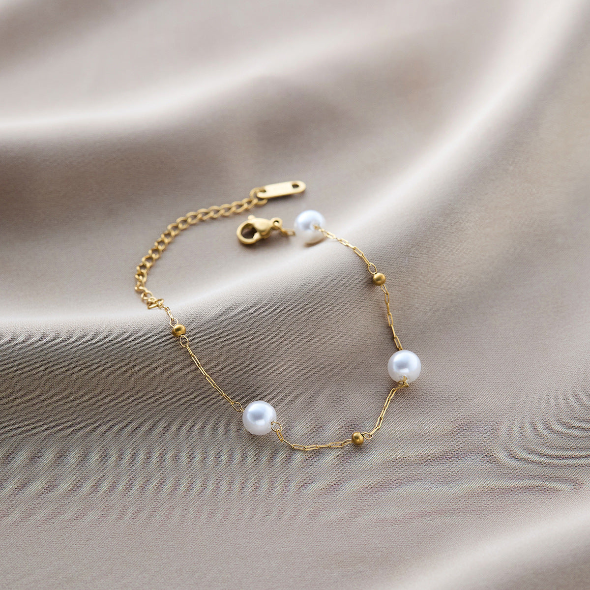 Titanium Steel Five-Leaf Clover Bracelet