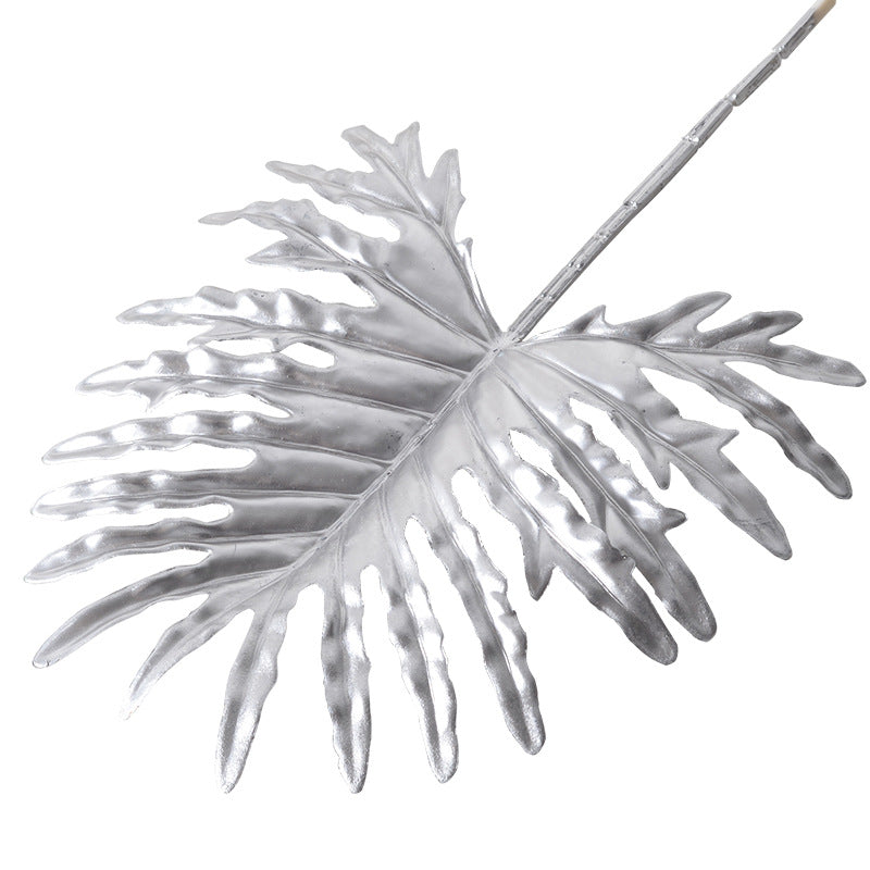 Silver flower arrangement artificial flowers