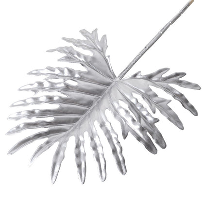 Silver flower arrangement artificial flowers