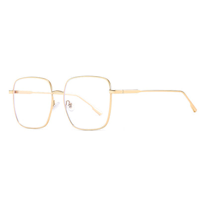 Color-changing Blue Light Blocking Metal Plain Glasses Frame Unisex