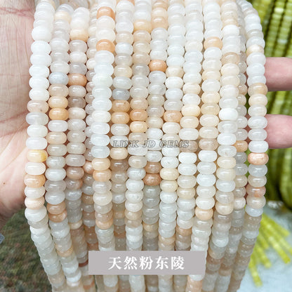 6 * 4Mm natural stone crystal abacus beads loose beads