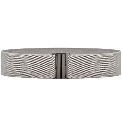 Red elastic waist seal wide belt