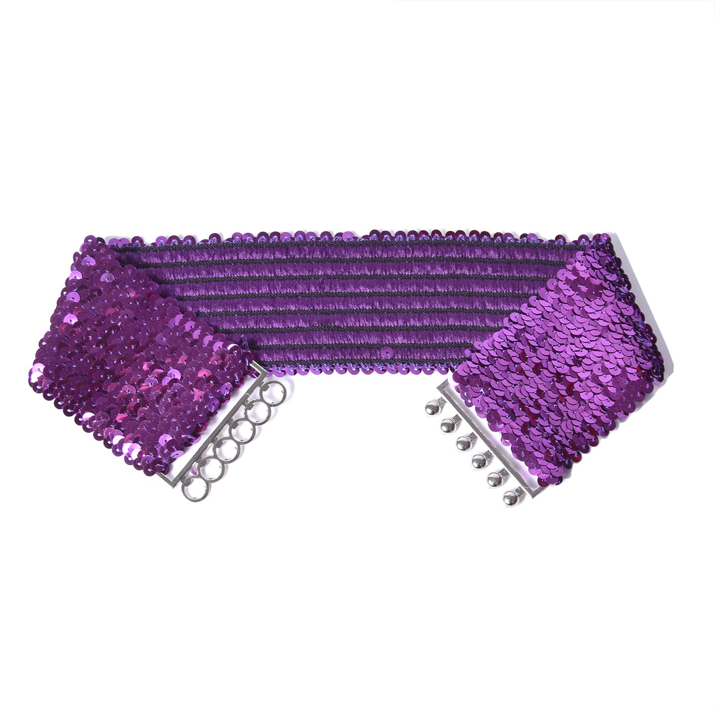 Fish scale sequin waist seal