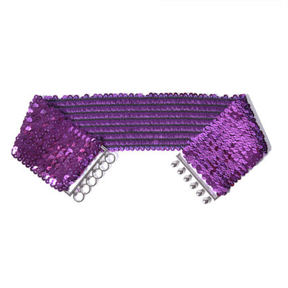Fish scale sequin waist seal