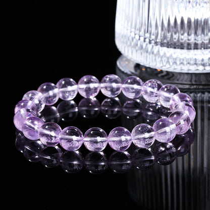 7A Natural Ice Penetrating Lavender Amethyst Bracelet