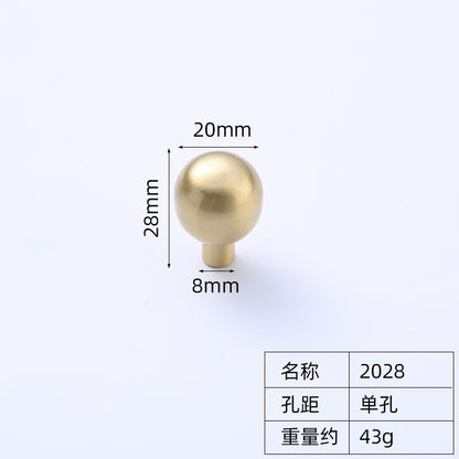 Retro single hole small pull handle