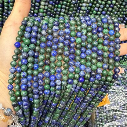 6-10mm Phoenix Lapis Lazuli Loose Beads