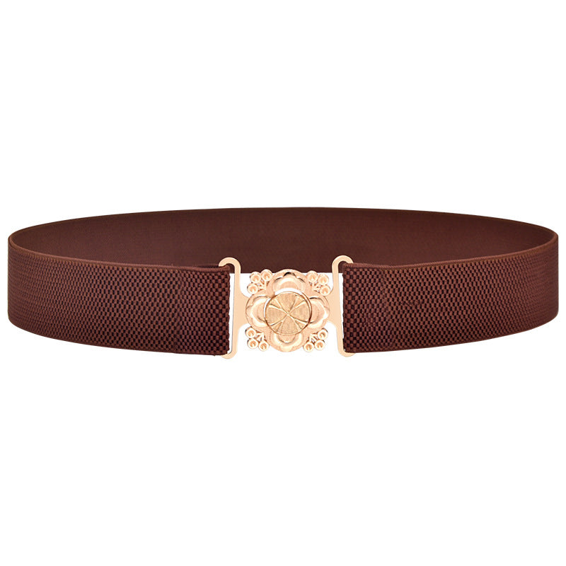 Elastic wide waist seal with fashion