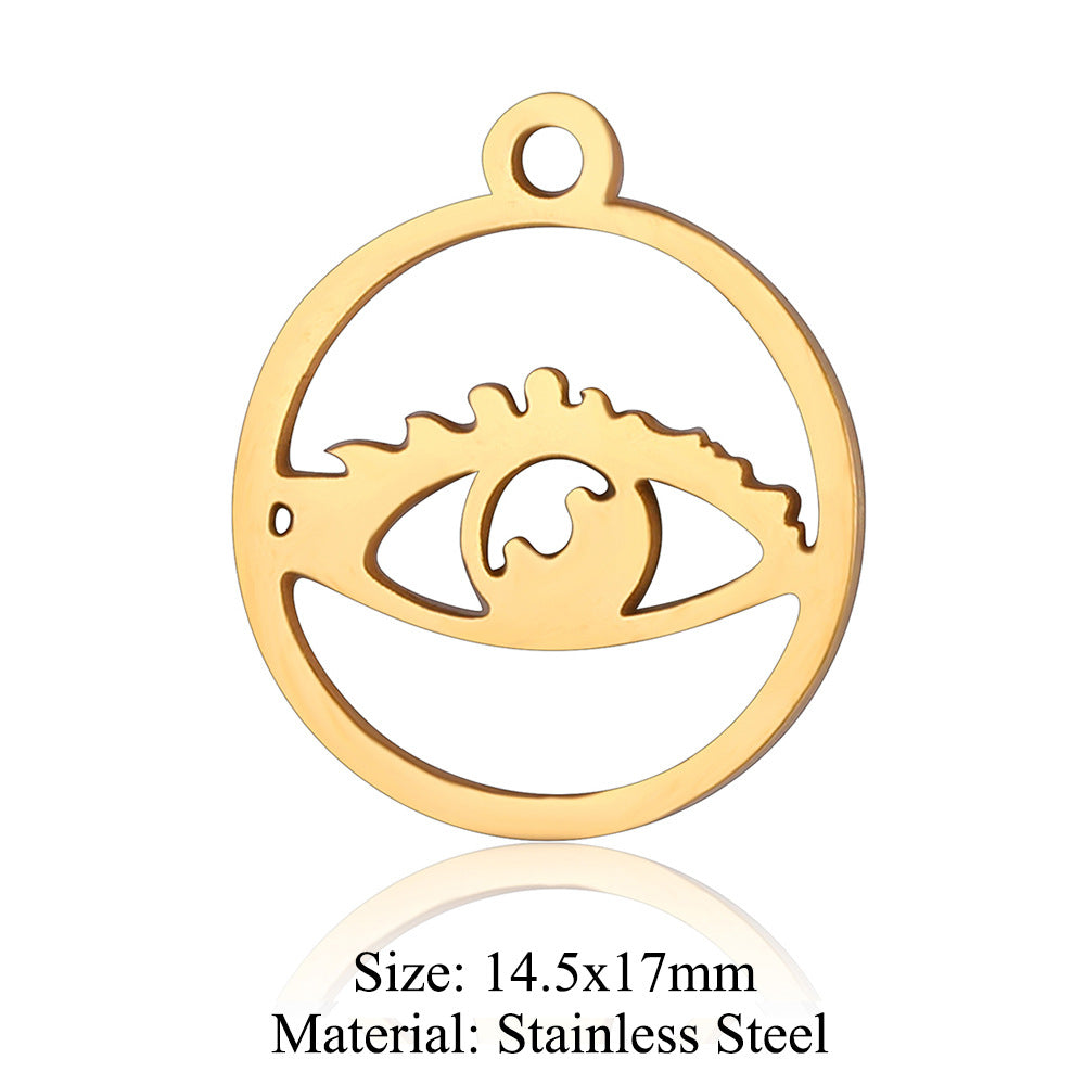 5 pcs/titanium steel accessories Tree of Litfe pendan