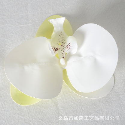 Cabeza de flor de orquídea mariposa de laminación 3D de simulación 