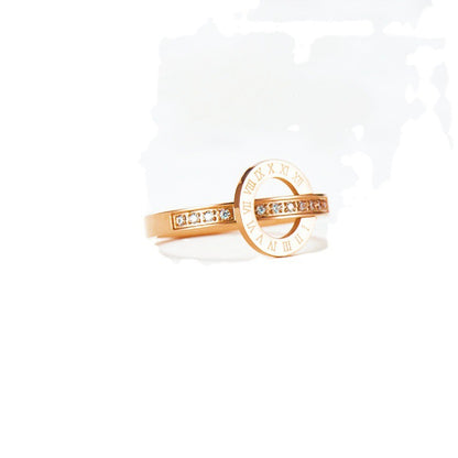 Roman Numeral Ring Woman