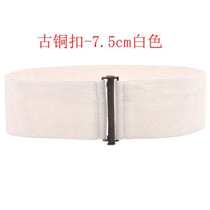 fashion Black simple waist seal elastic