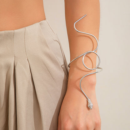 Twisted snake exaggerated bracelet