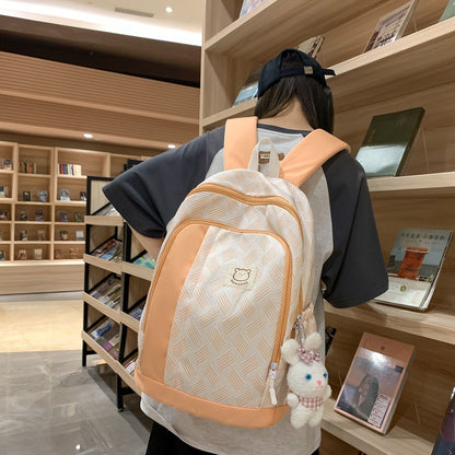 Mochila para estudiantes, mochila sencilla y versátil. 