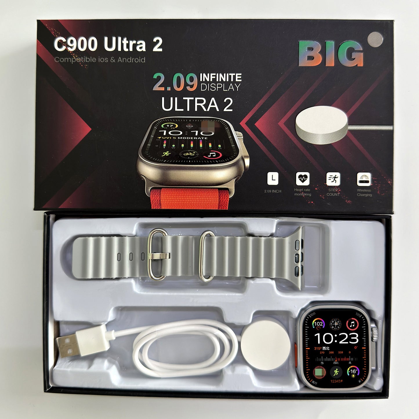 S9 Ultra 2 Bluetooth Calling Men's Sports Watch