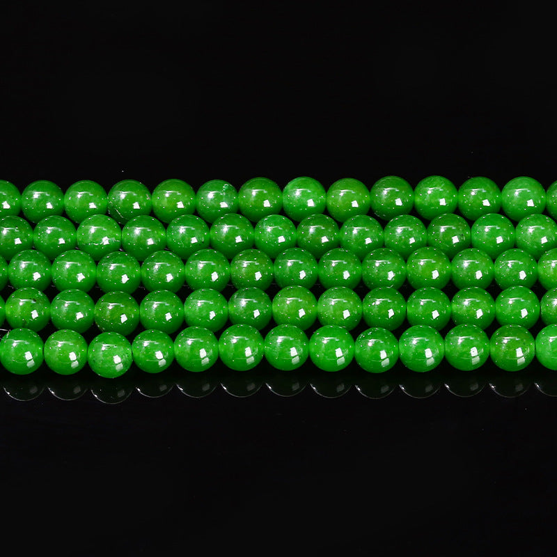 High quality imitation Hetian jasper chalcedony loose beads