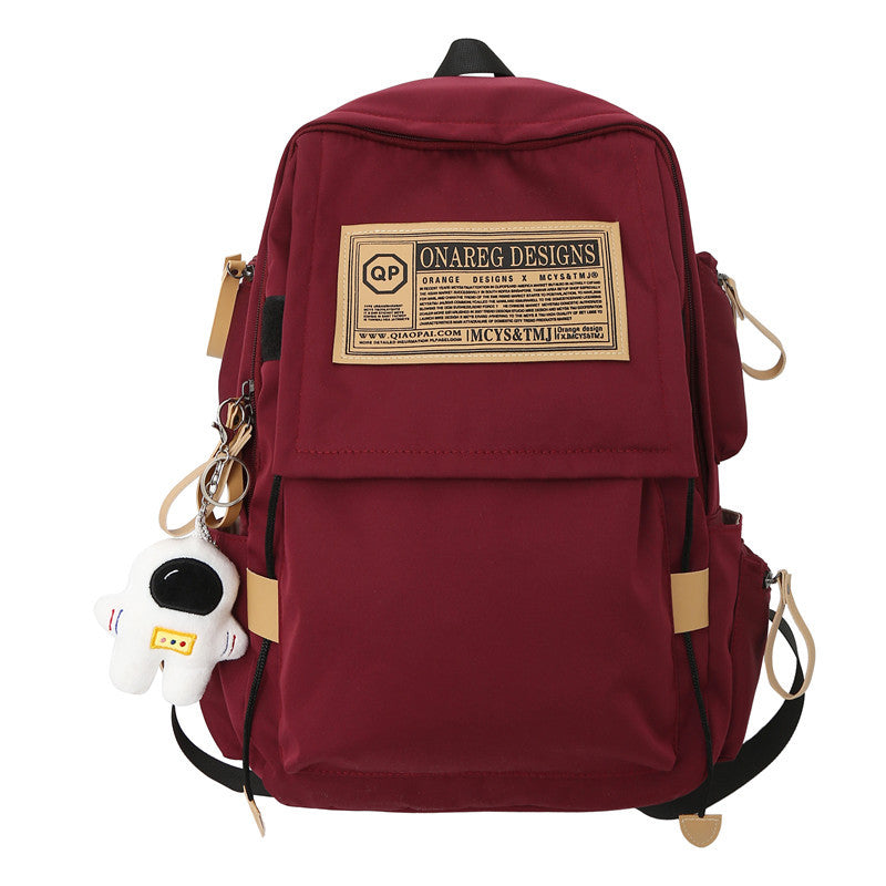 Mochila estilo bosque lindo simple de lona de algodón puro 