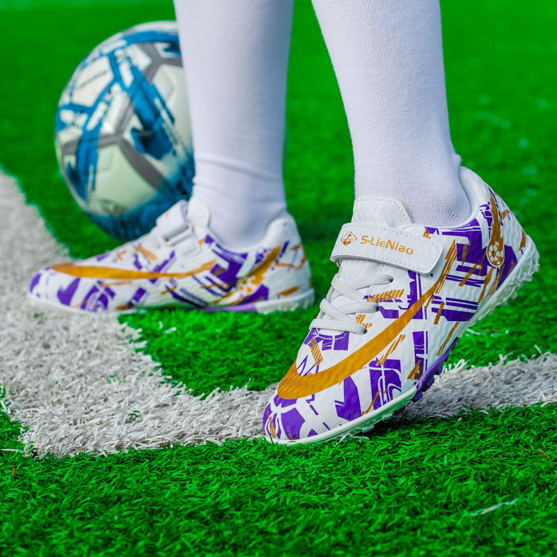 Authentic Kids Grass Short Stud Soccer Shoes Wholesale