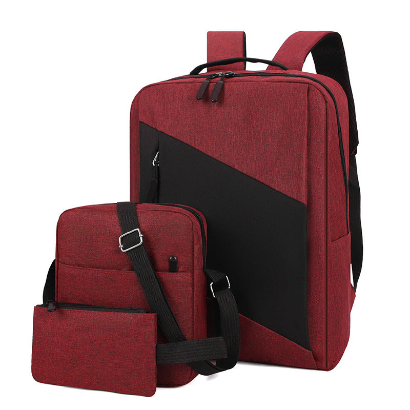Computer Backpack Three-piece Men's