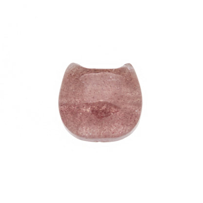 Amethyst Silver Cat Head Crystal Handmade DIY Accessories