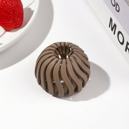 Korean nest hair ring claw clip