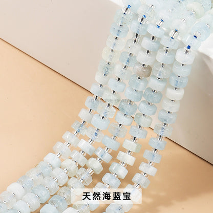 3 * 6Mm multi-material crystal round spacer loose beads