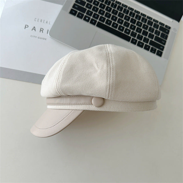 Boina Retro, En Forma De Nube, Versátil 