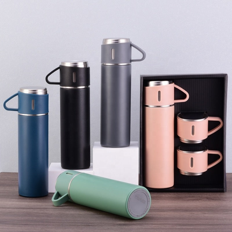 500ML double-layer vacuum outlet thermos cup