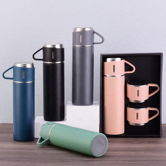 500ML double-layer vacuum outlet thermos cup