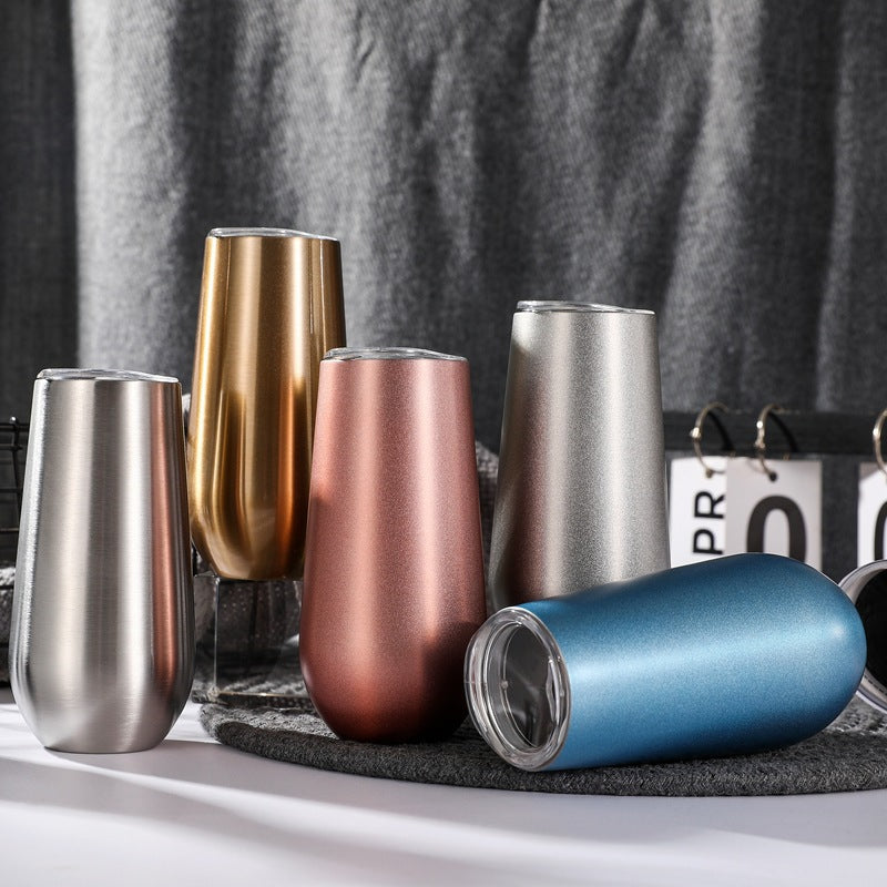 hot sale Double beer glass champagne glass