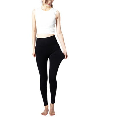 High waist belly and hip yoga pants nine-point pants
