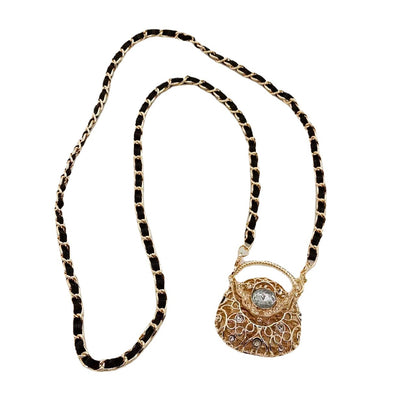 Hollow metal decorative bag