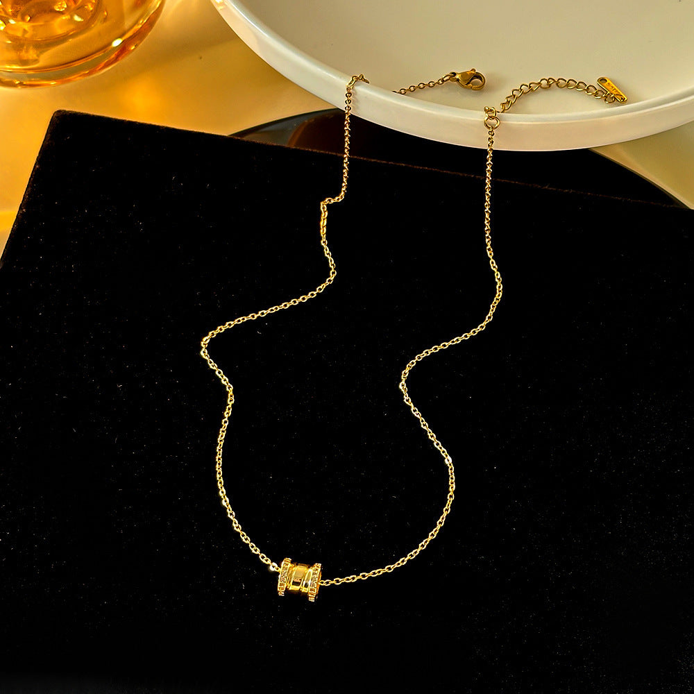 Personalized Titanium Steel Clavicle Necklace