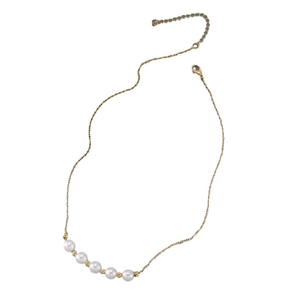 Retro Imitation Pearl Necklace