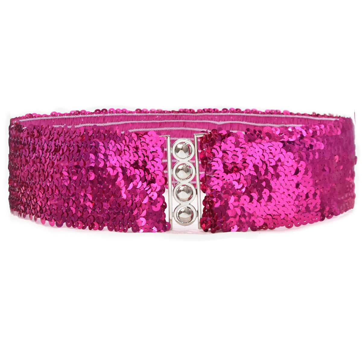 Sequin elastic belt