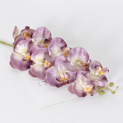 9 autumn color Phalaenopsis artificial flowers