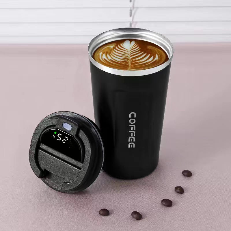 Smart display temperature coffee