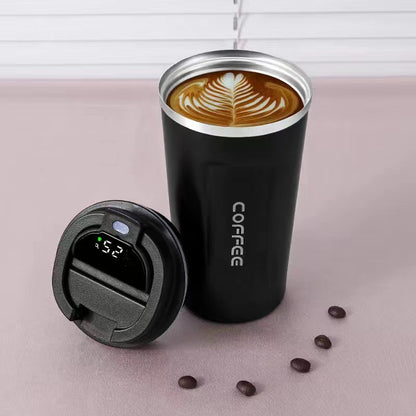 Smart display temperature coffee