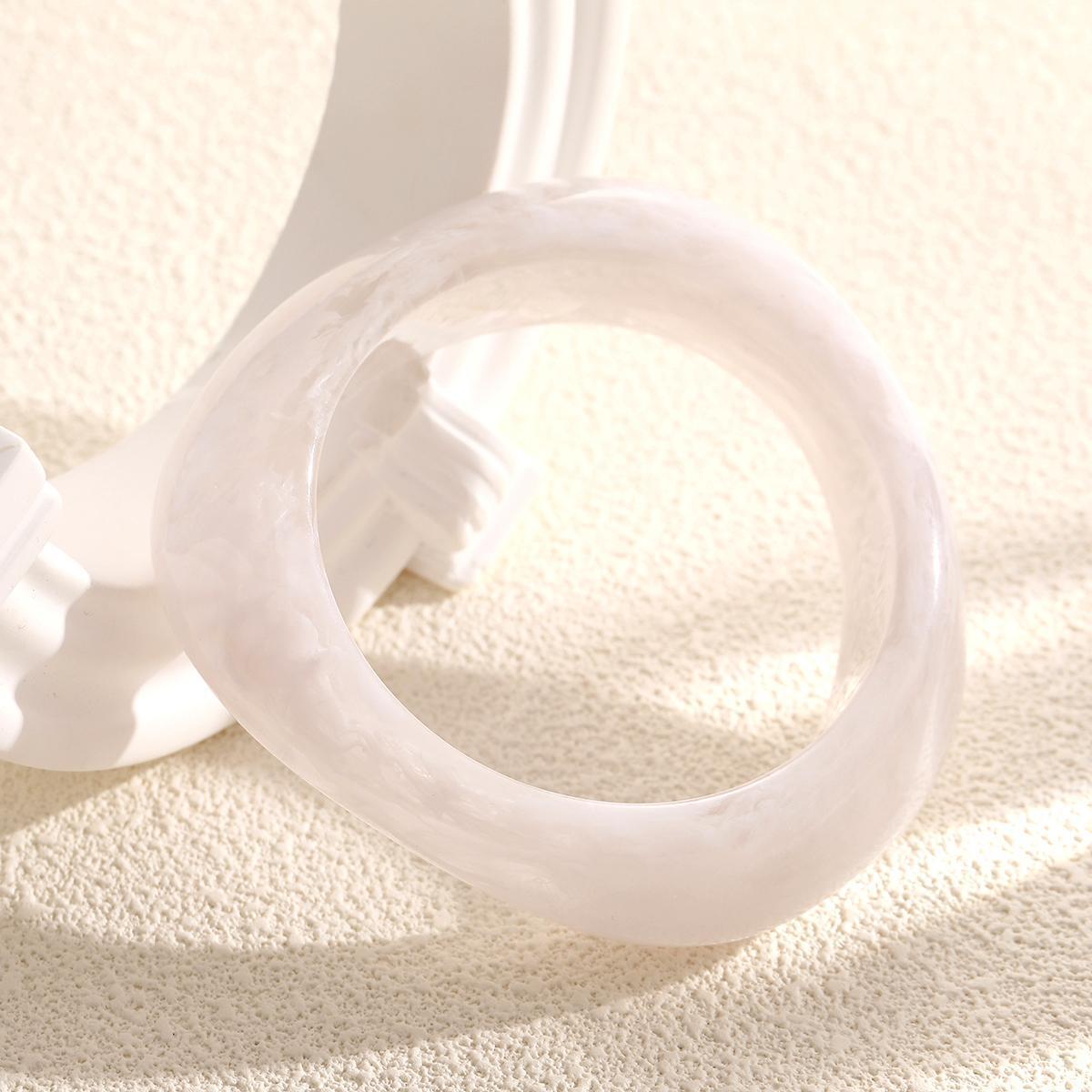 Irregular Acrylic Wide Bracelet