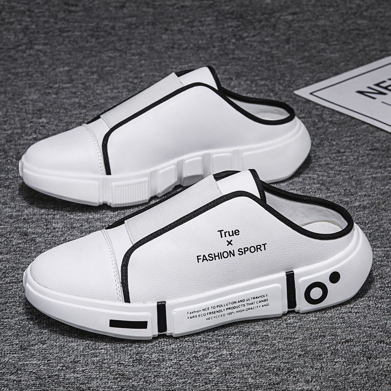 Breathable Slip-On White Loafers
