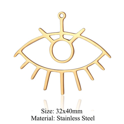 5 pcs/titanium steel accessories Tree of Litfe pendan