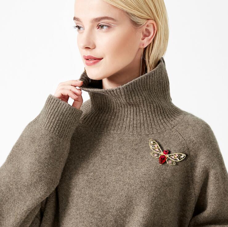 Bee brooch female ins