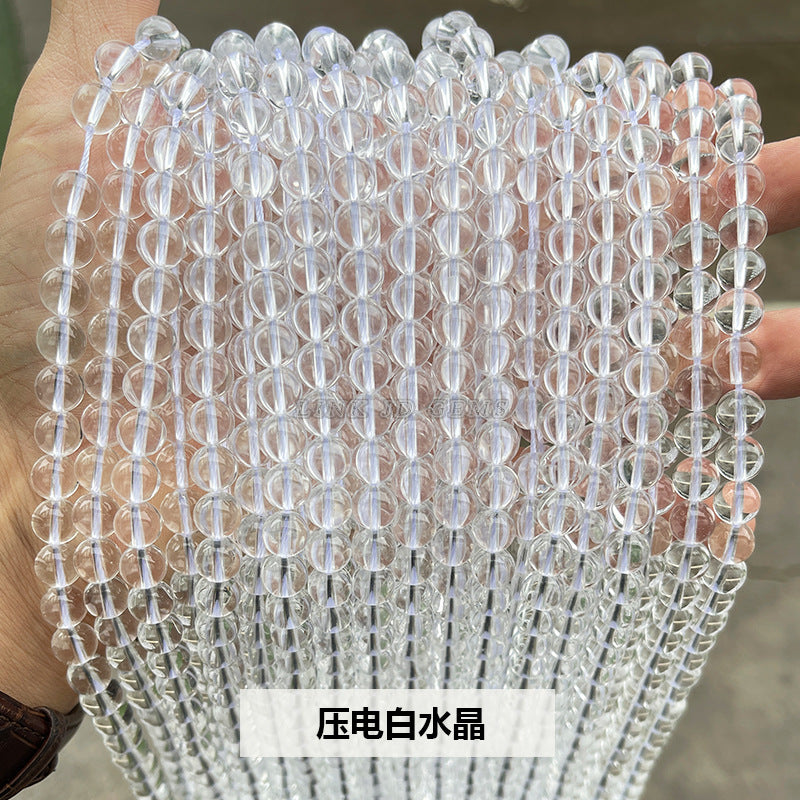Piezoelectric crystal loose beads DIY jewelry accessories bracelet