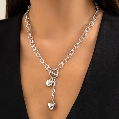Versatile rhinestone chain necklace