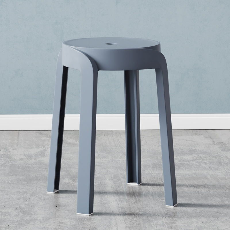 Thick Plastic Stool Stackable Home