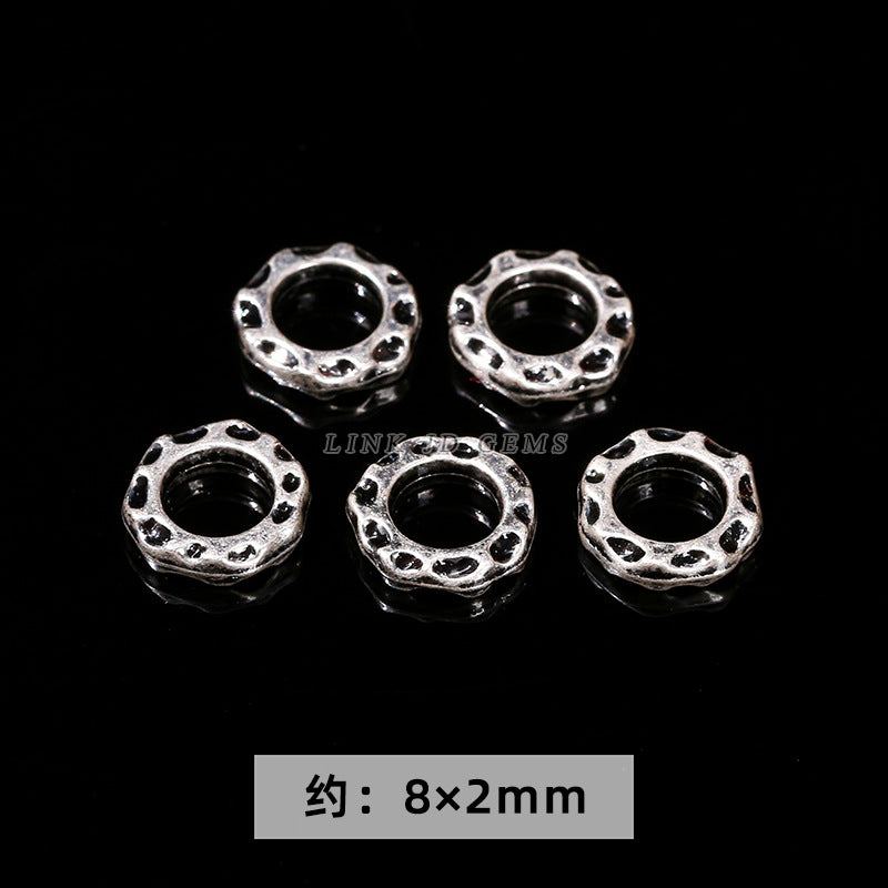 Alloy plated real antique silver accessories DIY hand