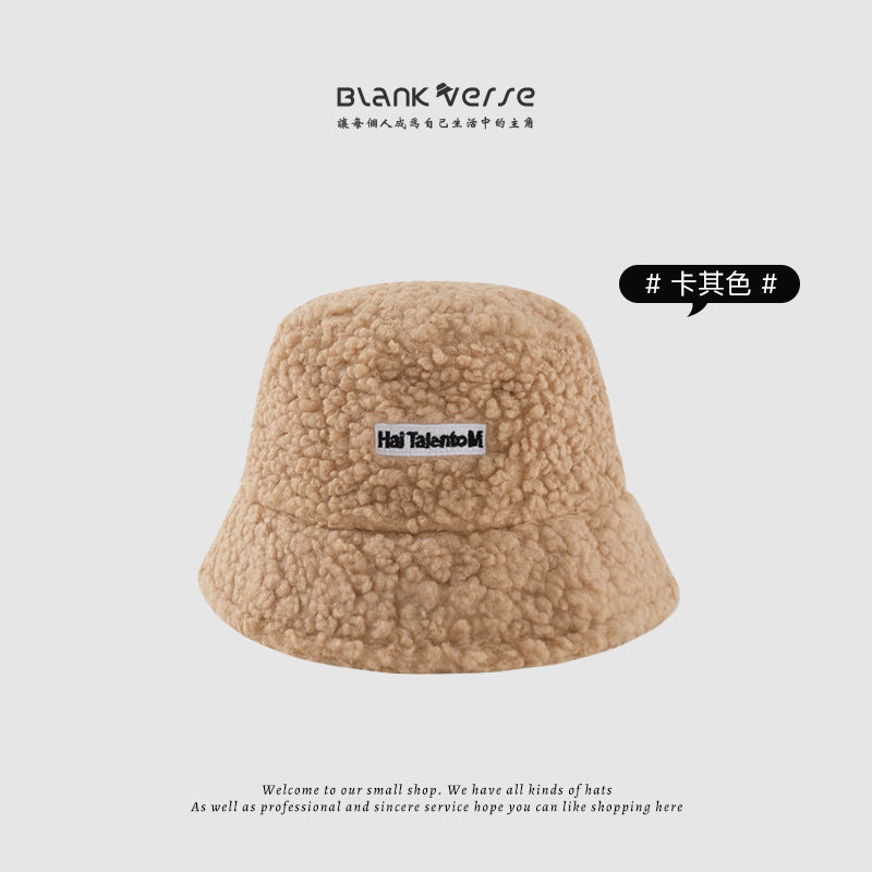 Fashion Winter Plush Bucket Hat